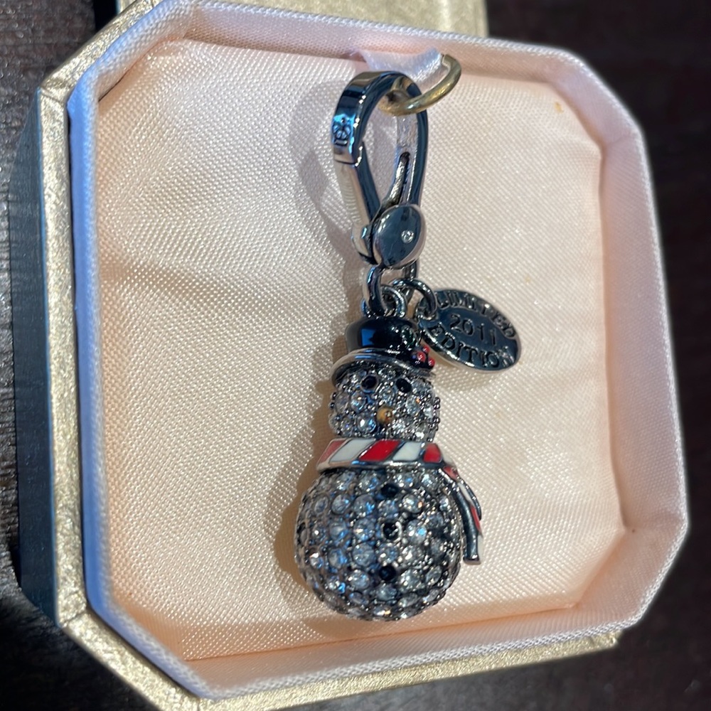 Limited Edition Juicy Couture Snowman Charm